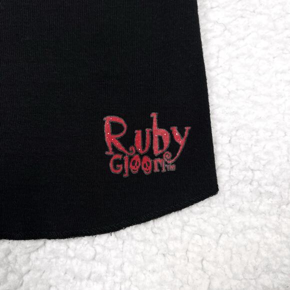 Vtg Ruby Gloom I'm Laughing Inside T Shirt Y2K Hot Topic Mall Goth Emo Baby Tee - Picture 8 of 16